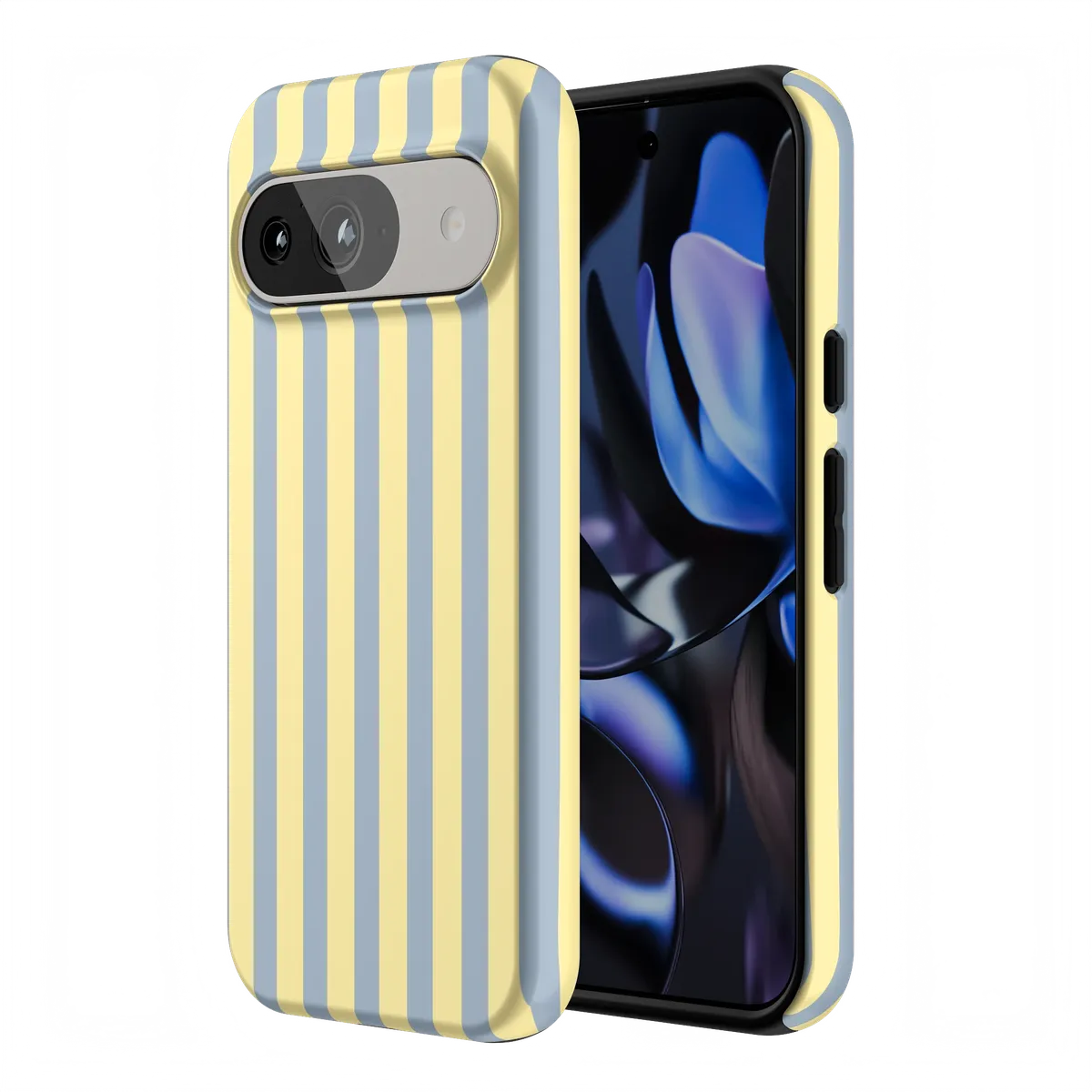 Coastline Stripes | Blue & Yellow Case