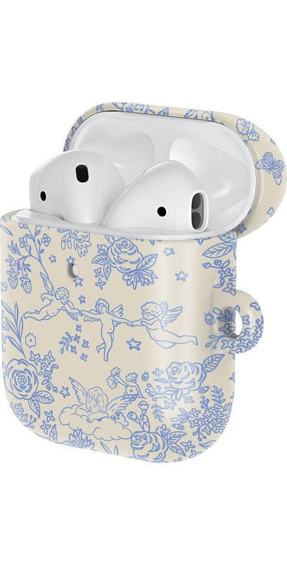 Cupid's Canvas | Periwinkle Floral AirPods Case AirPods Case Casetry