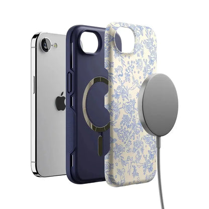 Cupid's Canvas | Periwinkle Floral Case Phone Case Casetry