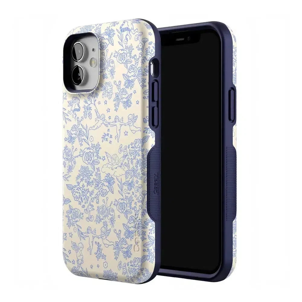 Cupid's Canvas | Periwinkle Floral Case Phone Case Casetry