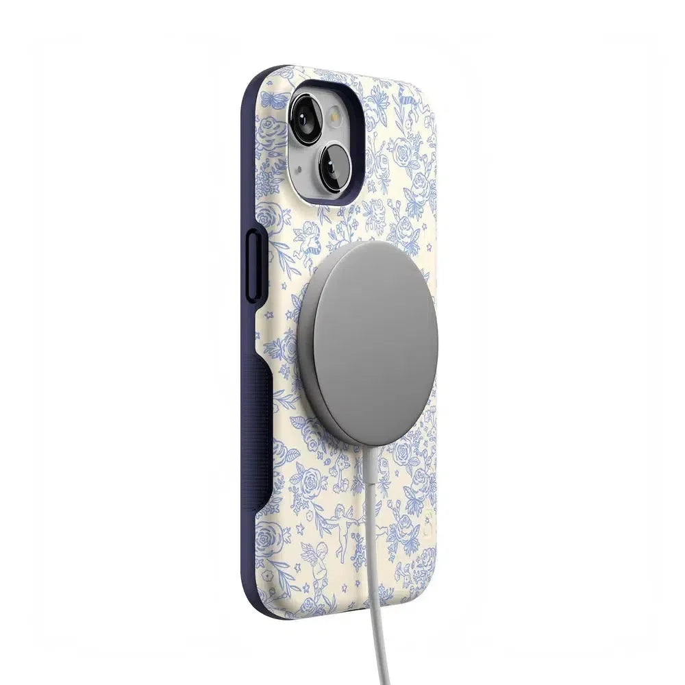 Cupid's Canvas | Periwinkle Floral Case Phone Case Casetry