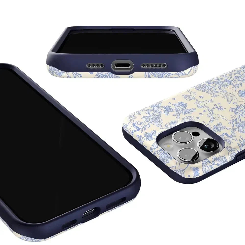 Cupid's Canvas | Periwinkle Floral Case Phone Case Casetry