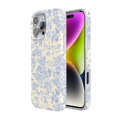 Cupid's Canvas | Periwinkle Floral Case Phone Case Casetry