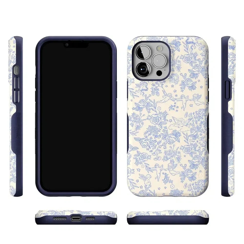 Cupid's Canvas | Periwinkle Floral Case Phone Case Casetry