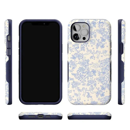 Cupid's Canvas | Periwinkle Floral Case Phone Case Casetry