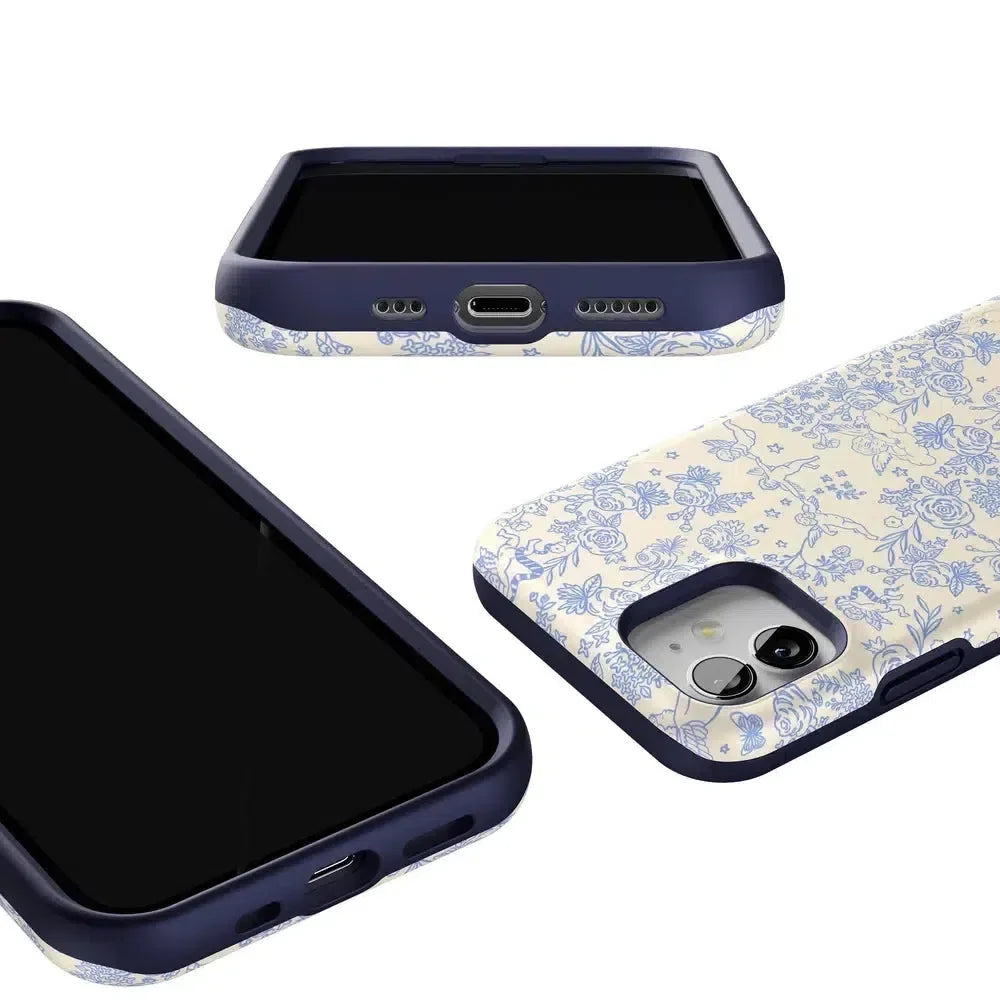 Cupid's Canvas | Periwinkle Floral Case Phone Case Casetry