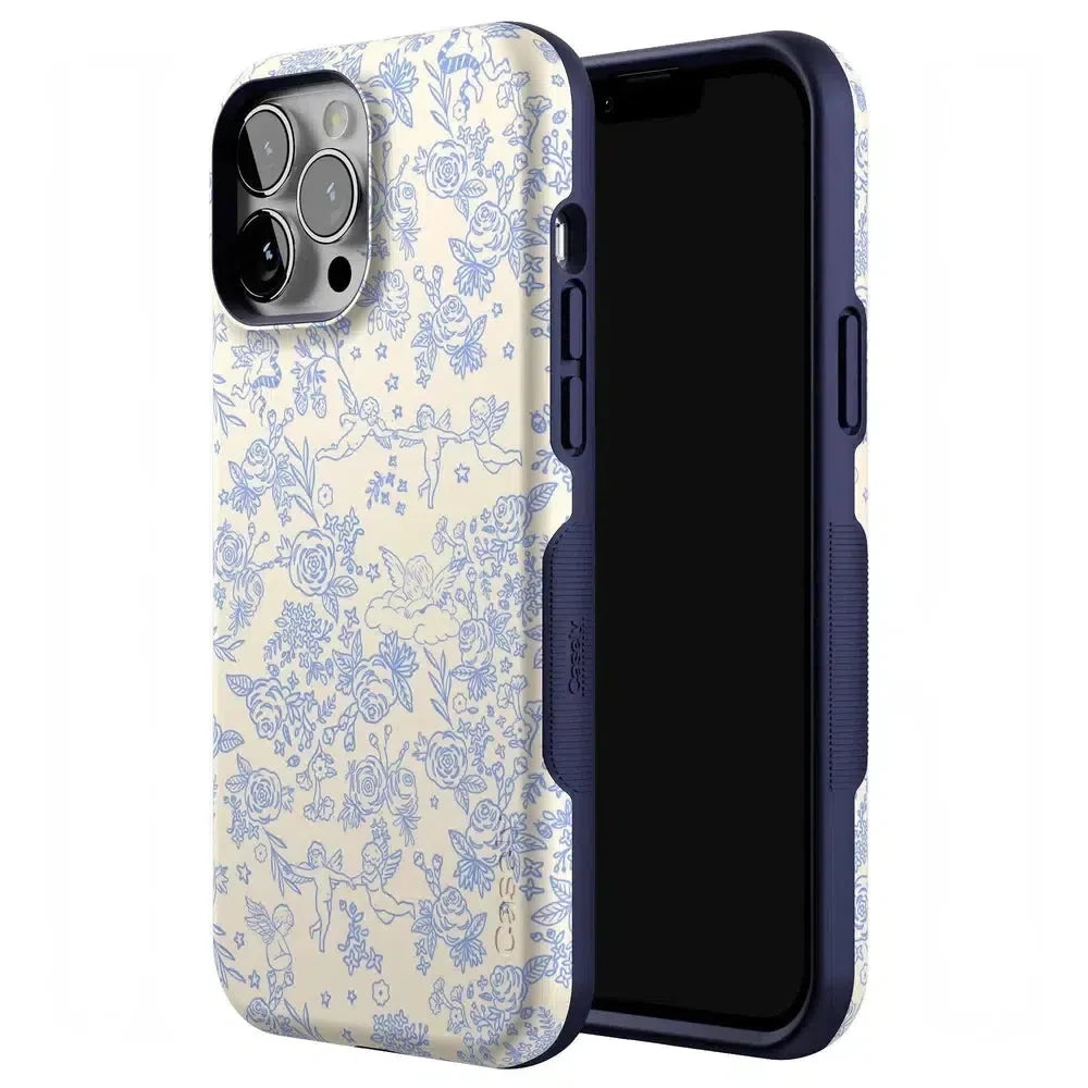 Cupid's Canvas | Periwinkle Floral Case Phone Case Casetry
