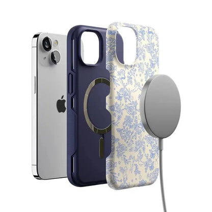 Cupid's Canvas | Periwinkle Floral Case Phone Case Casetry