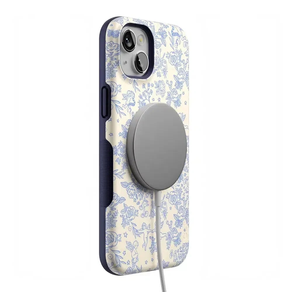 Cupid's Canvas | Periwinkle Floral Case Phone Case Casetry