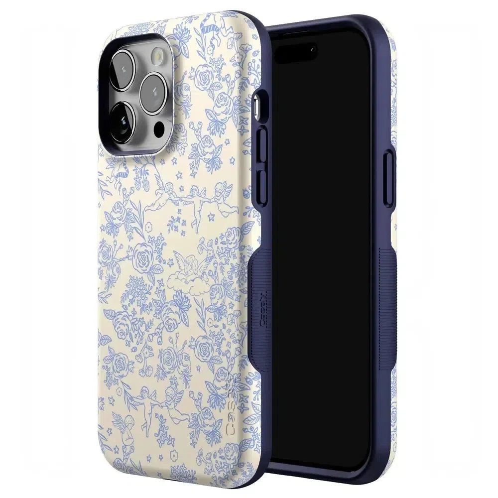 Cupid's Canvas | Periwinkle Floral Case Phone Case Casetry