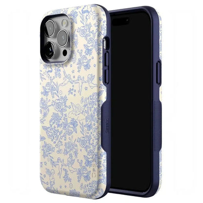 Cupid's Canvas | Periwinkle Floral Case Phone Case Casetry