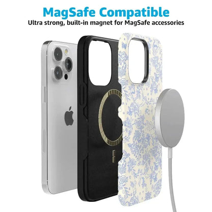 Cupid's Canvas | Periwinkle Floral Case Phone Case Casetry