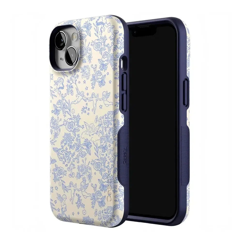 Cupid's Canvas | Periwinkle Floral Case Phone Case Casetry