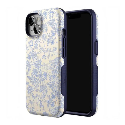 Cupid's Canvas | Periwinkle Floral Case Phone Case Casetry