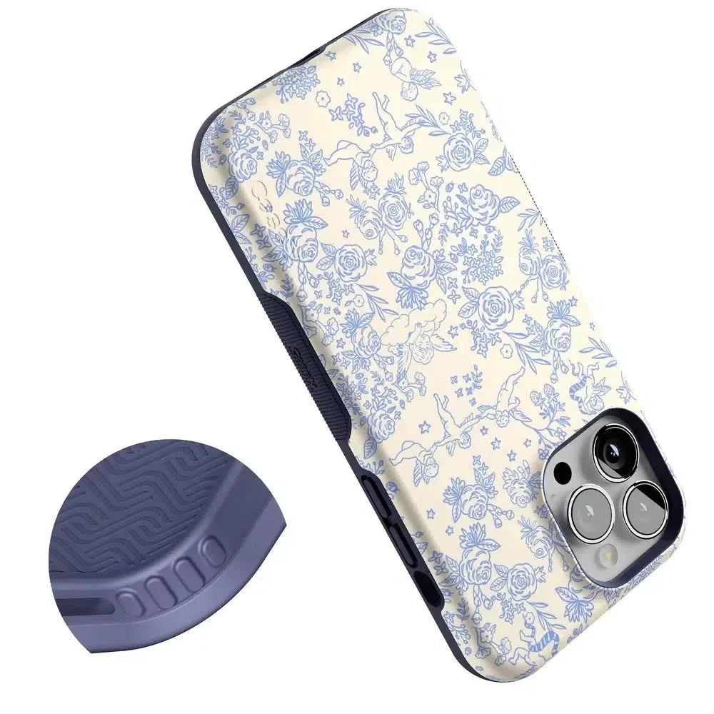 Cupid's Canvas | Periwinkle Floral Case Phone Case Casetry