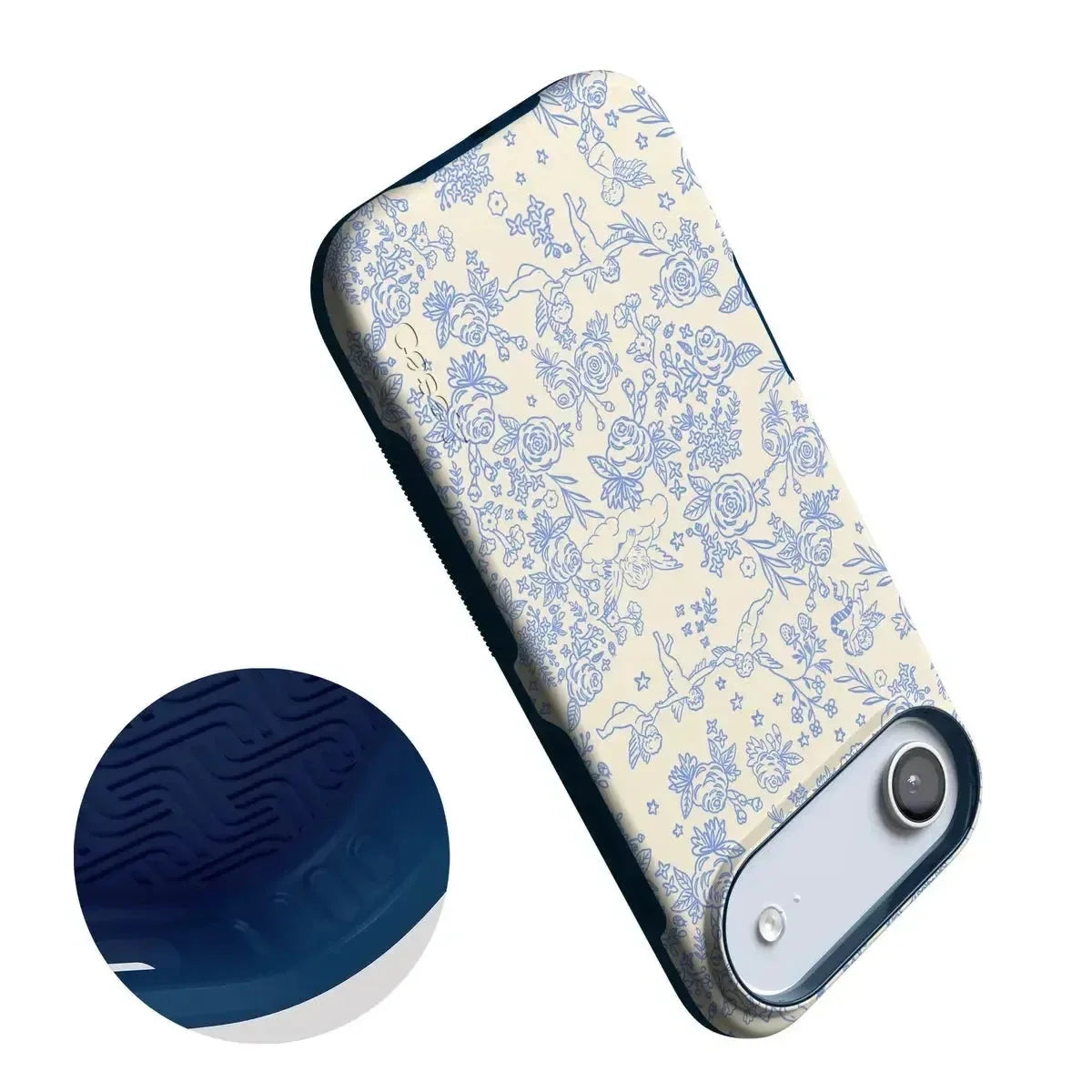 Cupid's Canvas | Periwinkle Floral Case Phone Case Casetry