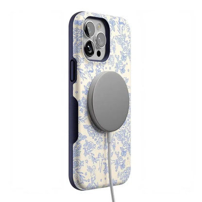 Cupid's Canvas | Periwinkle Floral Case Phone Case Casetry