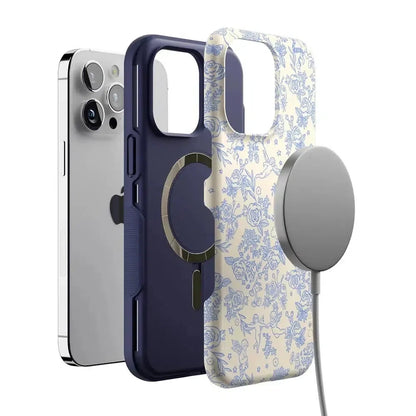 Cupid's Canvas | Periwinkle Floral Case Phone Case Casetry