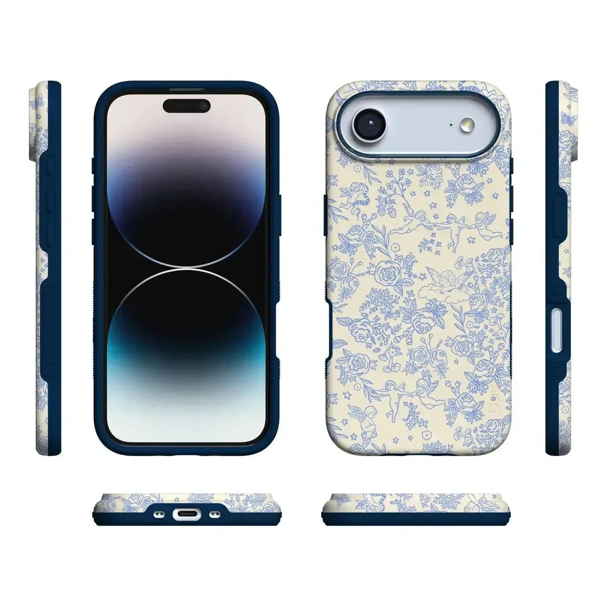 Cupid's Canvas | Periwinkle Floral Case Phone Case Casetry