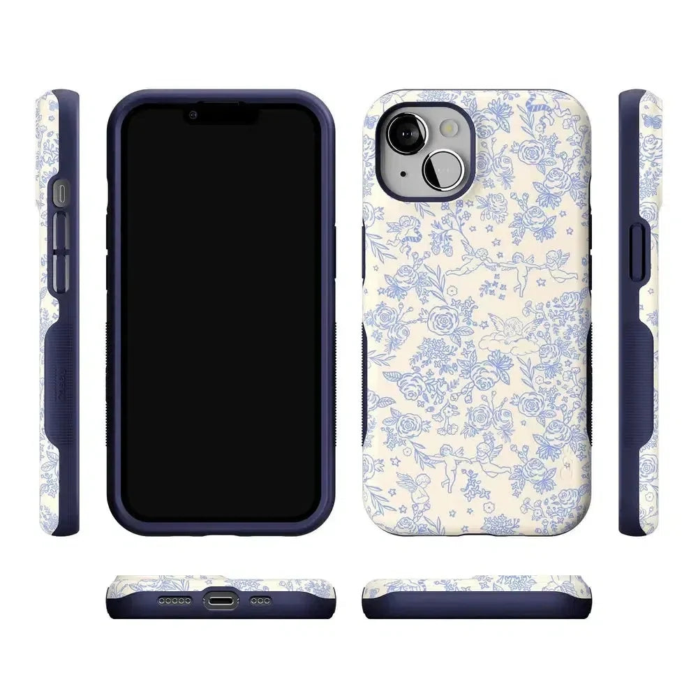 Cupid's Canvas | Periwinkle Floral Case Phone Case Casetry