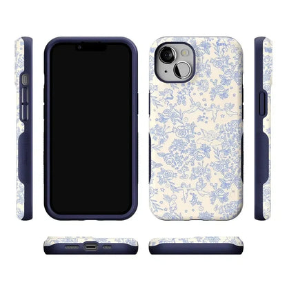 Cupid's Canvas | Periwinkle Floral Case Phone Case Casetry