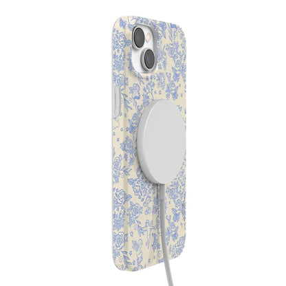 Cupid's Canvas | Periwinkle Floral Case Phone Case Casetry