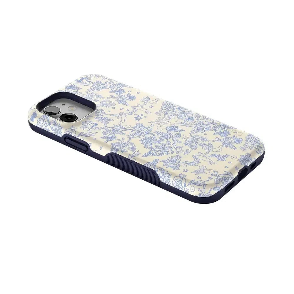 Cupid's Canvas | Periwinkle Floral Case Phone Case Casetry