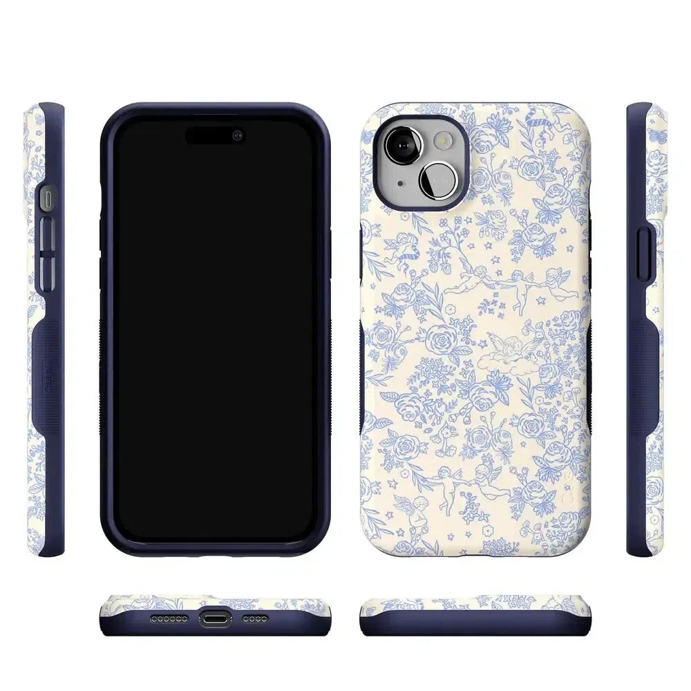 Cupid's Canvas | Periwinkle Floral Case Phone Case Casetry