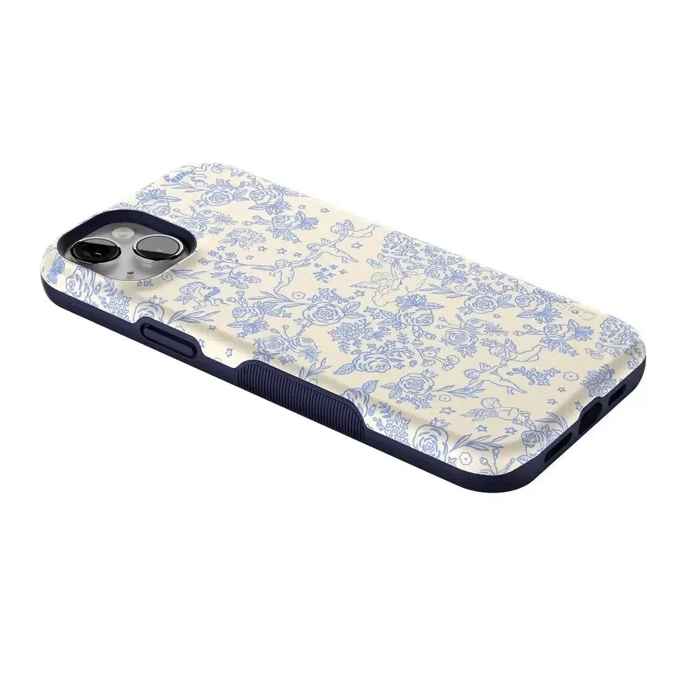 Cupid's Canvas | Periwinkle Floral Case Phone Case Casetry