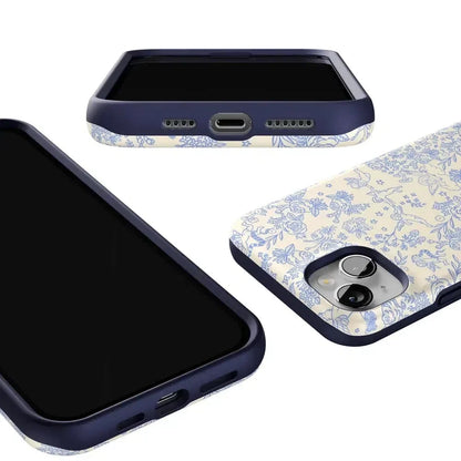 Cupid's Canvas | Periwinkle Floral Case Phone Case Casetry