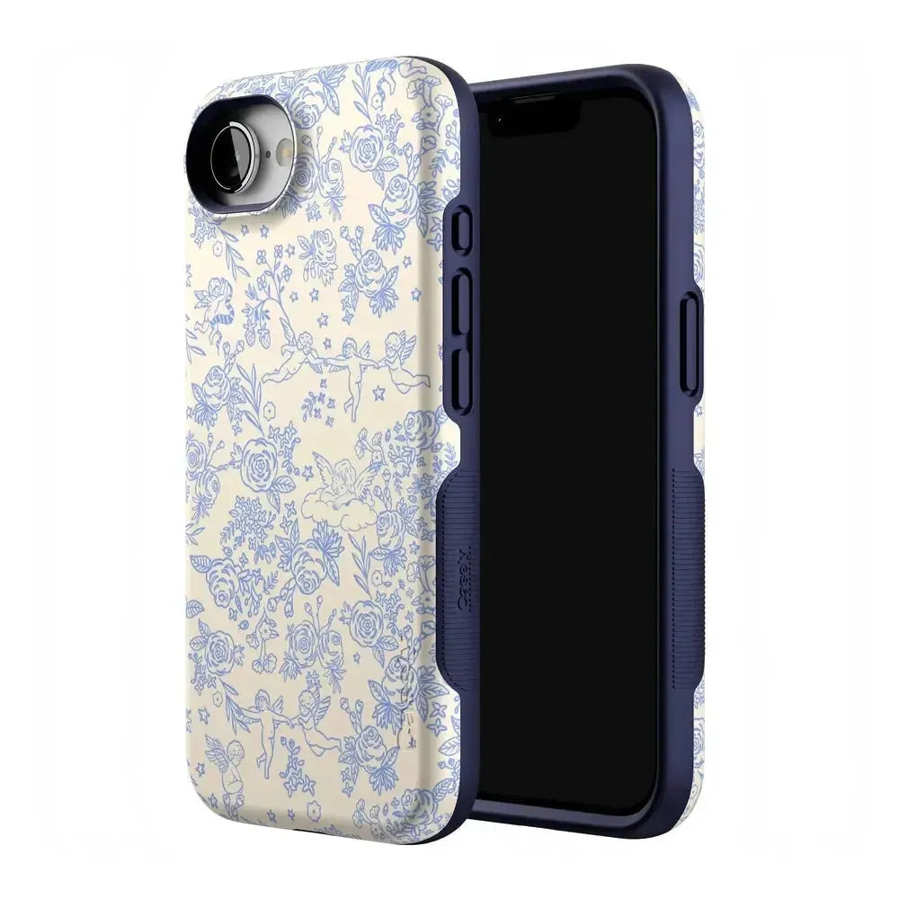 Cupid's Canvas | Periwinkle Floral Case Phone Case Casetry