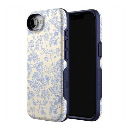 Cupid's Canvas | Periwinkle Floral Case Phone Case Casetry