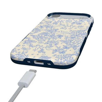 Cupid's Canvas | Periwinkle Floral Case Phone Case Casetry