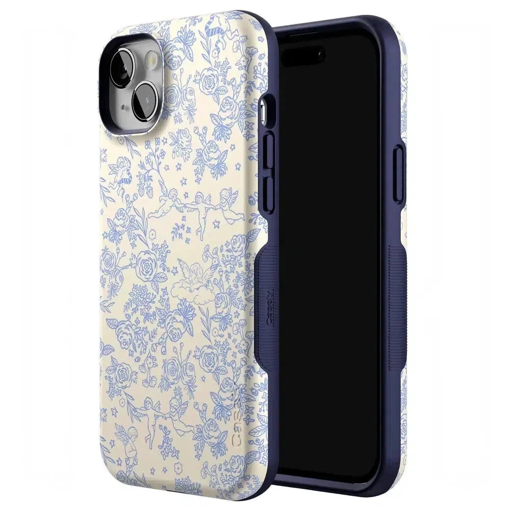 Cupid's Canvas | Periwinkle Floral Case Phone Case Casetry