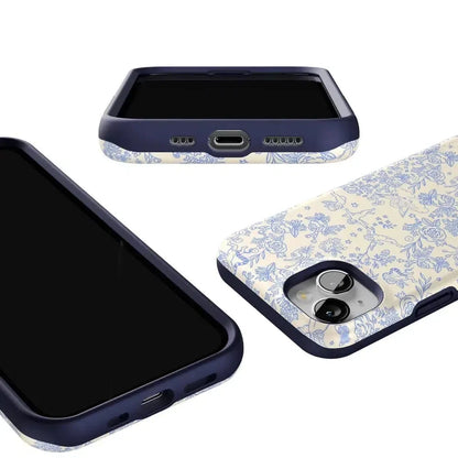 Cupid's Canvas | Periwinkle Floral Case Phone Case Casetry