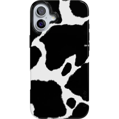 Current MOOd | Cow Print Case iPhone Case get.casely Classic + MagSafe® iPhone 16 Plus