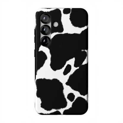 Current MOOd | Cow Print Samsung Case Samsung Case Casetry Essential + MagSafe® Galaxy S25