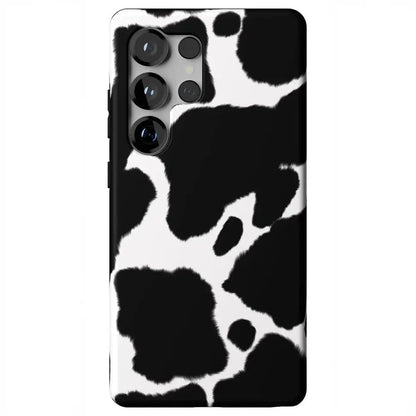 Current MOOd | Cow Print Samsung Case Samsung Case Casetry Essential + MagSafe® Galaxy S25 Ultra
