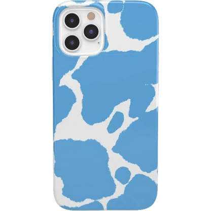 Current MOOd | Light Blue Cow Print Case iPhone Case get.casely Classic iPhone 12 Pro Max
