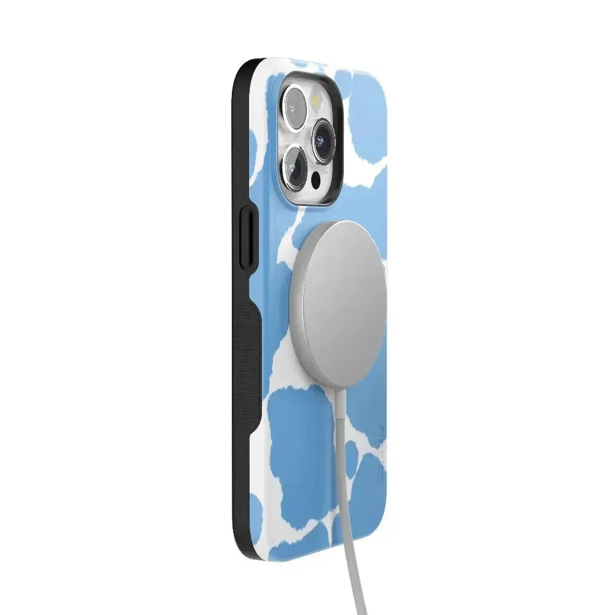 Current MOOd | Light Blue Cow Print Case iPhone Case get.casely