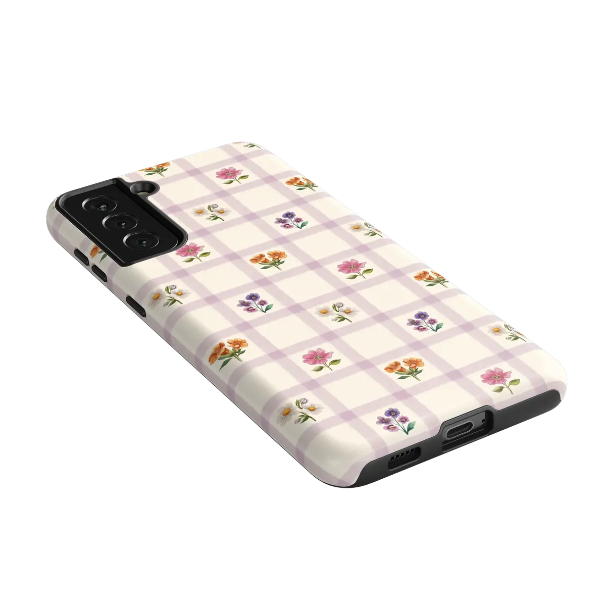 Meadow Check | Floral Gingham Case