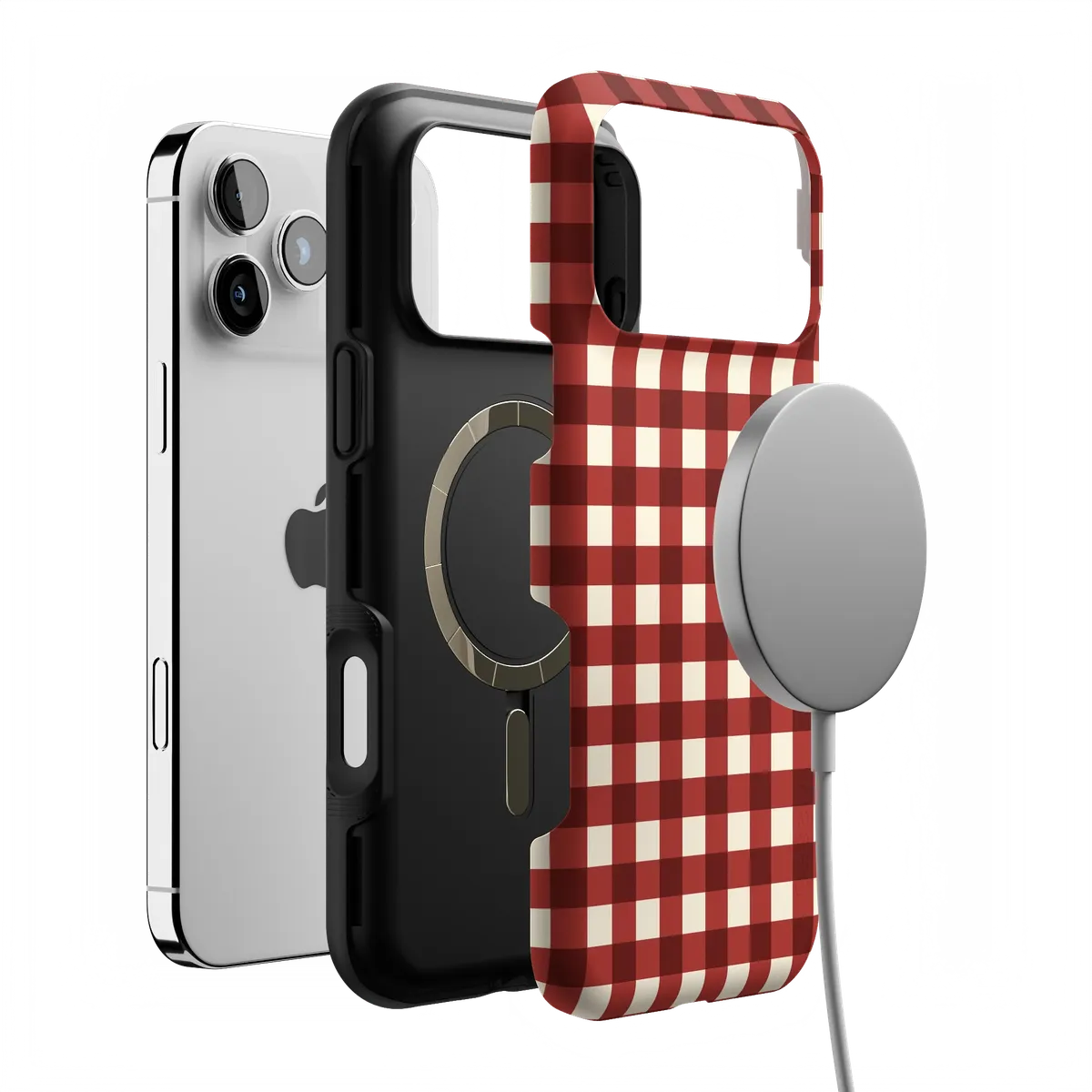 Checked Twice | Red Plaid Case