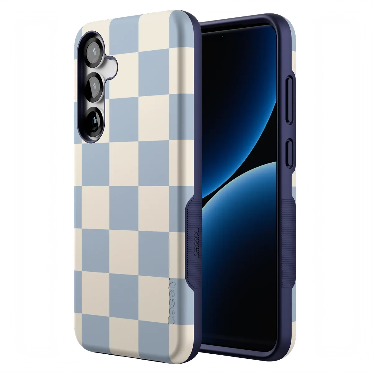 Fit Check | Light Blue Checkerboard Case