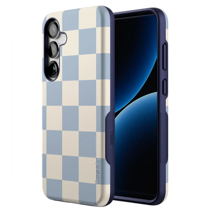 Fit Check | Light Blue Checkerboard Case