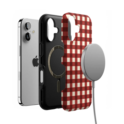 Checked Twice | Red Plaid Case