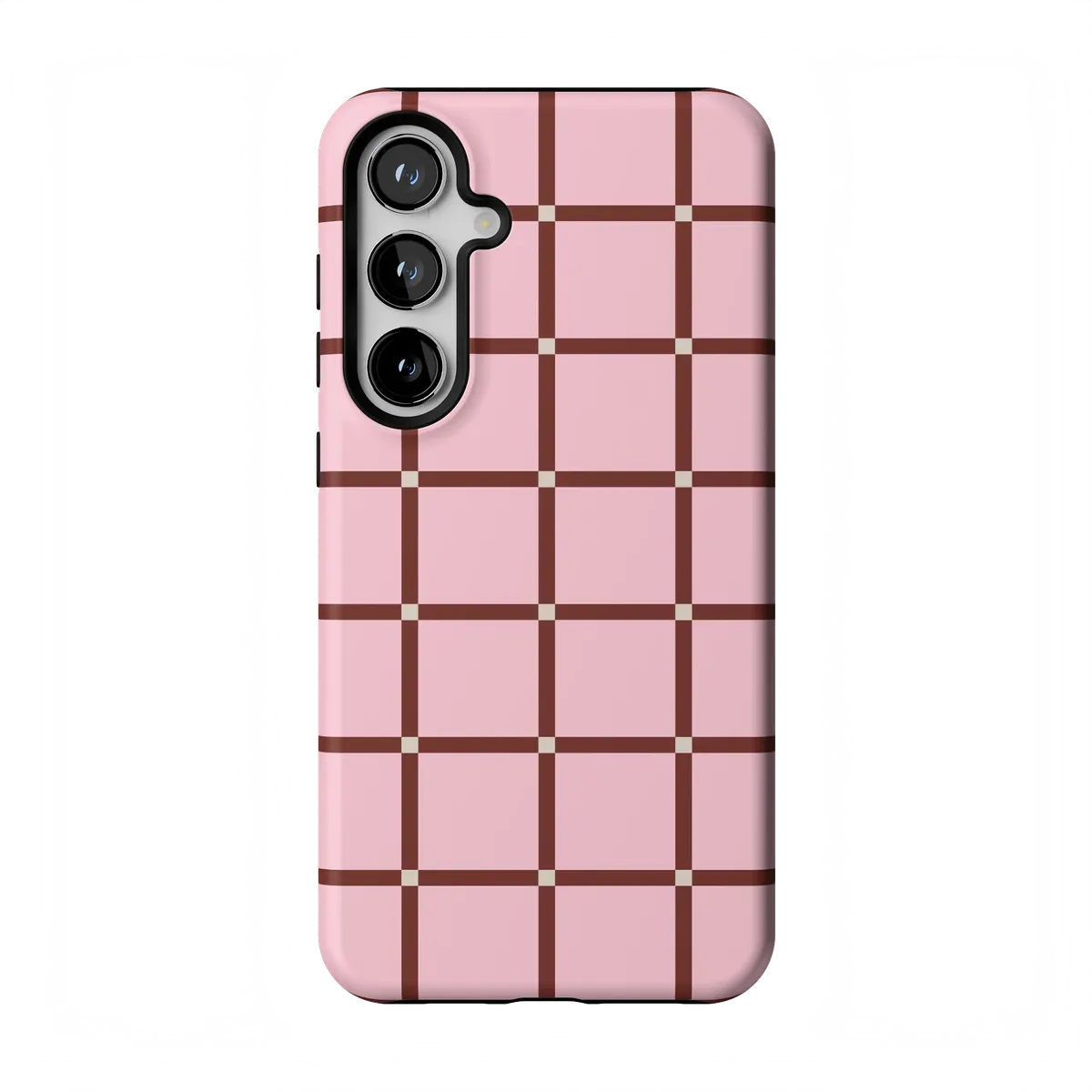 Uptown Gridlock | Pink Checkerboard Case