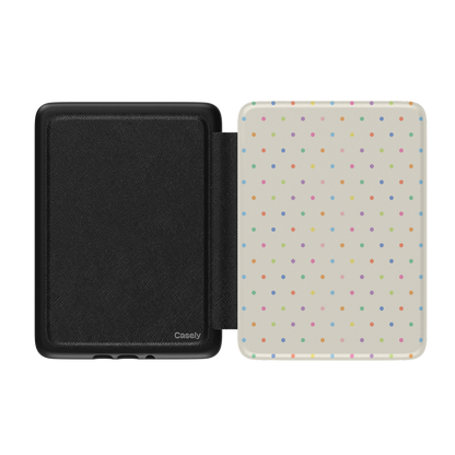 On the Dot | Rainbow Polka Dot Kindle Case