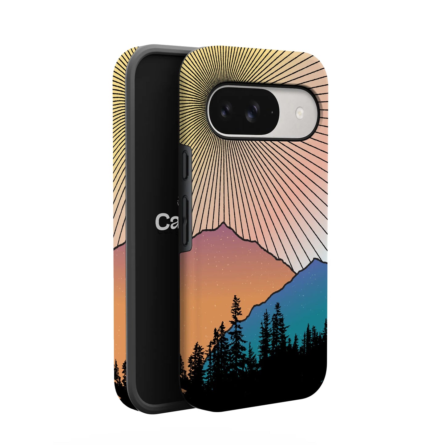 Golden Hour | Mountain Sunset Google Pixel Case