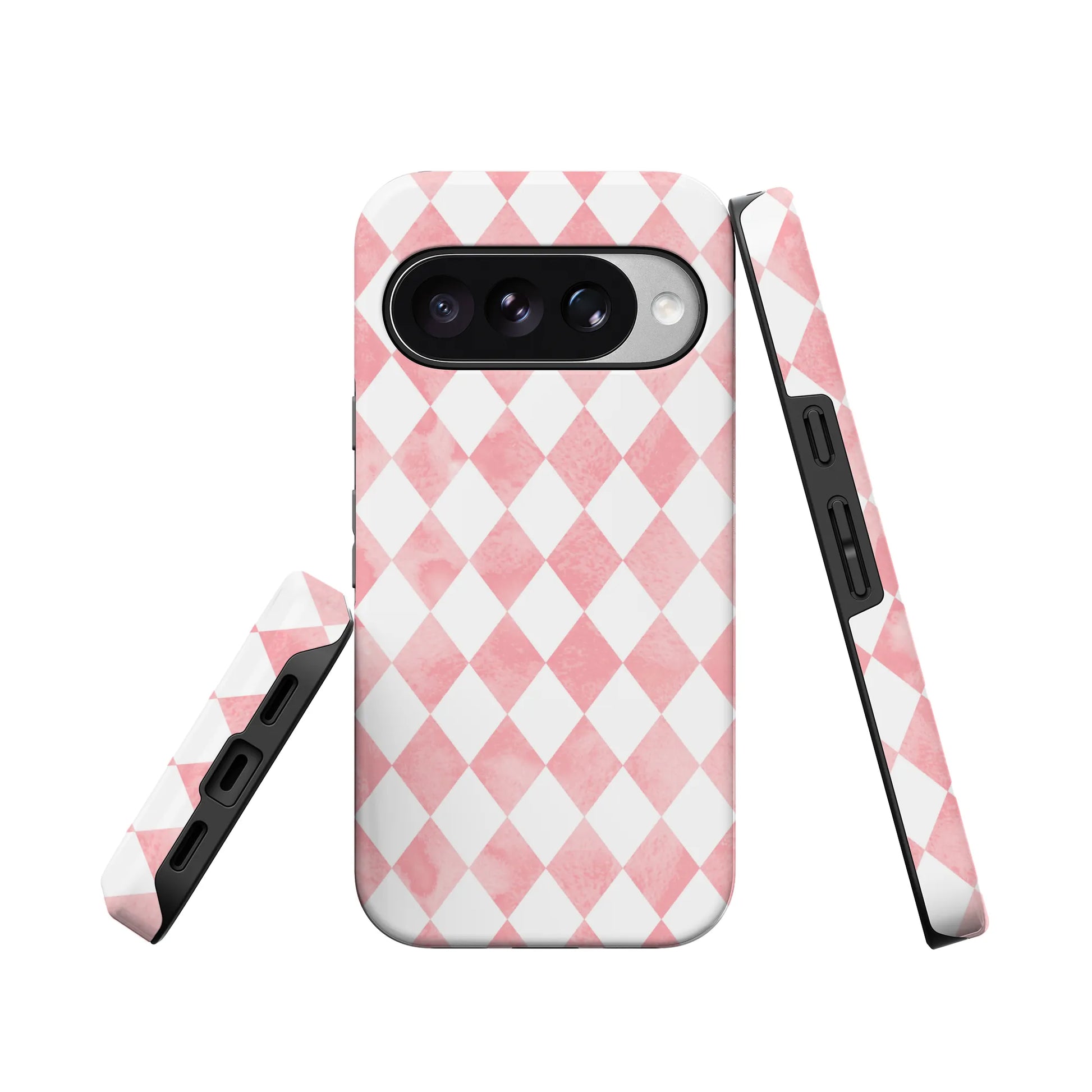 Queen of Diamonds | Pink Watercolor Case