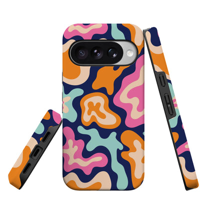 Midnight Color Splash | Abstract Retro Google Pixel Case